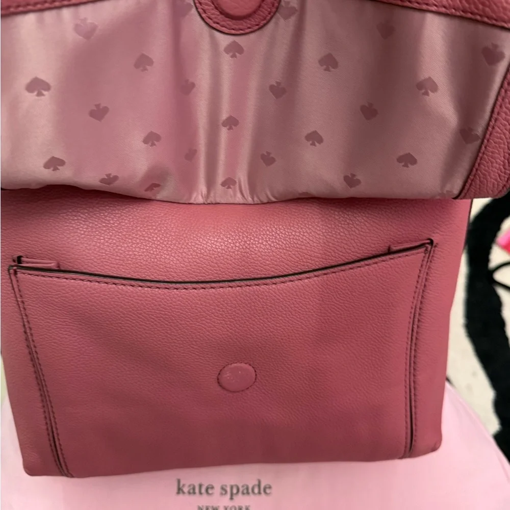 Kate Spade Pink Leather Shoulder Bag - Picture 3 of 5